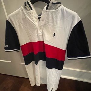 Ralph Lauren polo with hood, new with tags